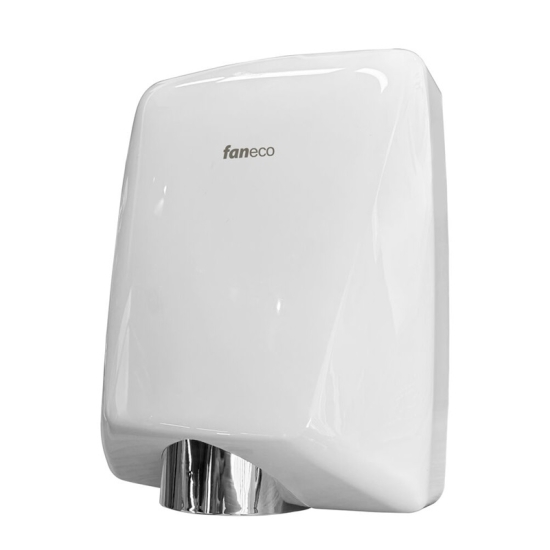 Suszarka do rąk automatyczna HALNY Faneco 1200 W Biała